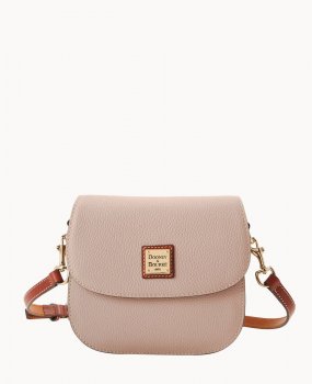 Dooney Pebble Grain Saddle Bag Oyster ID-yK4Xx1fB