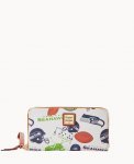 Dooney NFL Seahawks Large Zip Around Wristlet SEAHAWKS ID-hW2bo3K6