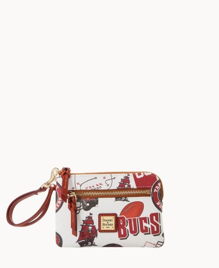 Dooney NFL Buccaneers Zip Around Wristlet Buccaneers ID-T9W3a8bH - Click Image to Close