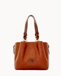 Dooney Florentine Large Zip Barlow Chestnut ID-YiJXeAg1