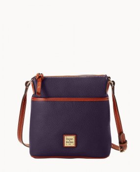 Dooney Pebble Grain Small Everyday Crossbody Plum Wine ID-wfOrviod