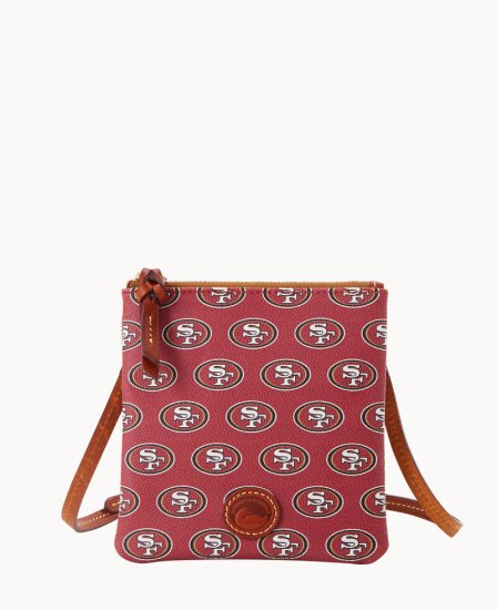 Dooney NFL 49ERS Small North South Top Zip Crossbody 49ERS ID-LmOaFByL - Click Image to Close