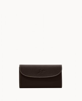 Dooney Henrys Continental Clutch Brown Tmoro ID-1xJxYp0K