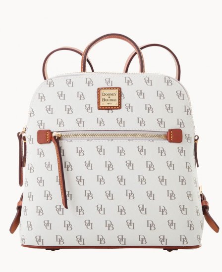 Dooney Gretta Backpack Bone ID-ZZMFPjn5 - Click Image to Close