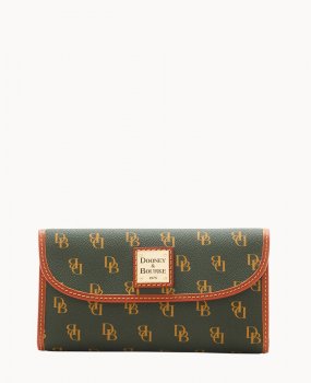 Dooney Gretta Continental Clutch Ivy ID-HTGwcsPb