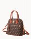 Dooney Gretta Domed Satchel Brown Tmoro ID-HozULwqD