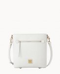 Dooney Saffiano Zip Crossbody Off White ID-YNce6UUs