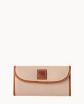 Dooney Pebble Grain Continental Clutch Blush ID-kgl0BYzy