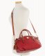 Dooney Pebble Grain Medium Mail Satchel Red ID-yfJSTMzz