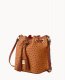 Dooney Ostrich Serena Crossbody Caramel ID-WLmZDOr0