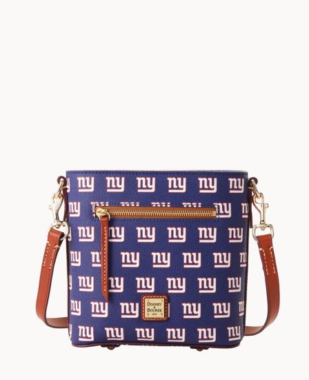 Dooney NFL NY Giants Small Zip Crossbody GIANTS ID-LqWF1IbX - Click Image to Close