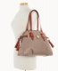 Dooney Pebble Grain Domed Satchel Taupe ID-MsBvJJiE