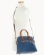 Dooney Pebble Grain Large Domed Satchel Jeans ID-7Tq4gM54