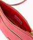 Dooney Saffiano Double Zip Tassel Crossbody Bubble Gum ID-SsoW91q5