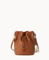 Dooney Pebble Grain Small Drawstring Caramel ID-dZpX3e5z