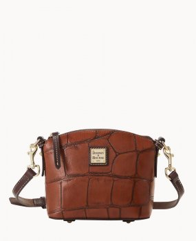 Dooney Denison Mini Domed Crossbody Cognac ID-DwY0EsBi