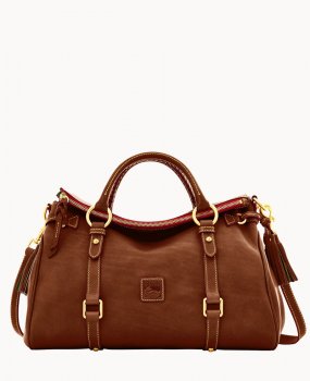 Dooney Florentine Large Satchel Chestnut ID-C3PHVsF6