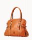 Dooney Florentine Domed Buckle Satchel Natural ID-7K2Dm72z