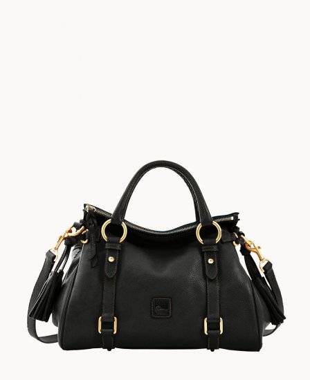 Dooney Florentine Satchel Black Black ID-mS3265ni - Click Image to Close