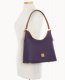 Dooney Pebble Grain Hobo Plum Wine ID-9CSKFa9j