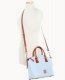 Dooney Pebble Grain Domed Satchel Glacier Blue ID-JltWTiaa