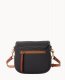 Dooney Pebble Grain Saddle Bag Black ID-8OcDgs5q