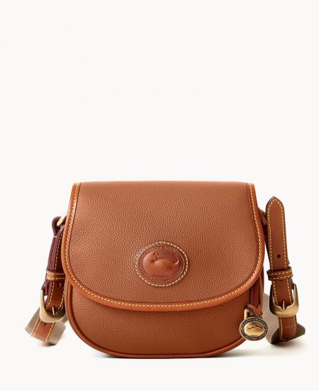 Dooney All Weather Leather 3.0 Saddle Crossbody 20 Caramel ID-YEnCi4CJ - Click Image to Close