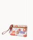 Dooney Collegiate Clemson Double Zip Wristlet Clemson University ID-VNsJNniR