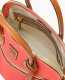 Dooney Pebble Grain Domed Satchel Geranium ID-TrxFjDrD