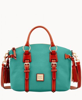 Dooney Pebble Grain Bristol Satchel Spearmint ID-XpavBnt5