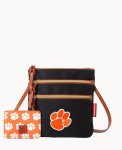 Dooney Collegiate Clemson N S Triple Zip w ID Holder CLEMSON ID-wNbCtv4l