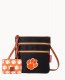 Dooney Collegiate Clemson N S Triple Zip w ID Holder CLEMSON ID-wNbCtv4l