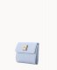 Dooney Saffiano Small Flap Credit Card Wallet Glacier Blue ID-JiLItz7K