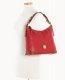 Dooney Pebble Grain Hobo Red ID-JpUb4Blt