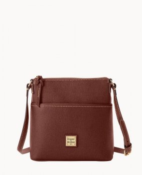 Dooney Saffiano Small Everyday Crossbody Amber ID-IaI0N9at