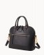 Dooney Florentine Domed Satchel Black Black ID-Lm2dYILr