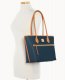 Dooney Wexford Leather Tote Midnight Blue ID-3ElbYh2U