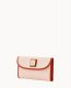 Dooney Pebble Grain Continental Clutch Blush ID-fmaSGYYX