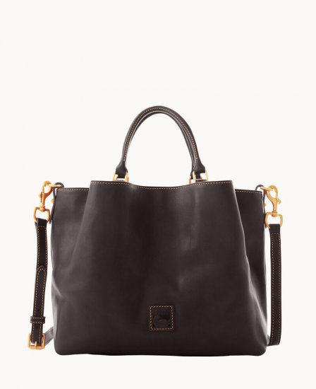 Dooney Florentine Large Barlow Black Black ID-hfuGUZjc - Click Image to Close