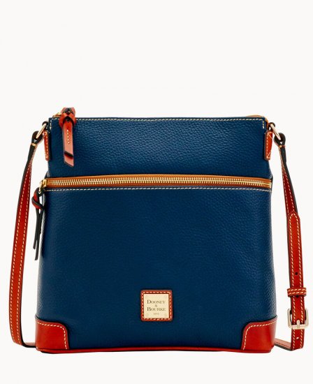 Dooney Pebble Grain Crossbody Midnight Blue ID-wx80Ry1J - Click Image to Close