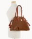 Dooney Pebble Grain Domed Satchel Bark ID-lKrto1ZX