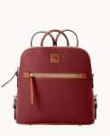 Dooney Pebble Grain Backpack Wine ID-5Cf9anR5