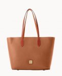 Dooney Pebble Grain Large Tote Caramel ID-PSwldTr7