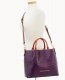 Dooney Ostrich Large Barlow Plum Wine ID-lLK7tXQX