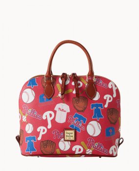 Dooney MLB Phillies Zip Zip Satchel Phillies ID-pJnVLoKw