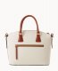 Dooney Pebble Grain Domed Satchel White ID-UTPXgQy5