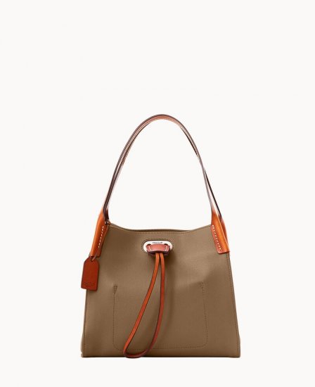 Dooney Oncour Twist Mini Full Up Camel ID-QCsHINSG - Click Image to Close