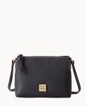 Dooney Saffiano Crossbody Pouchette Black ID-DRbB8VvP