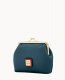 Dooney Pebble Grain Large Framed Purse Teal ID-LLxJpfZt