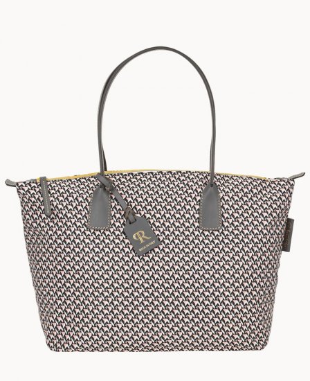 Dooney Roberta Pieri Tatami Classic Large Robertina Tote Rose ID-0mpA868Z - Click Image to Close